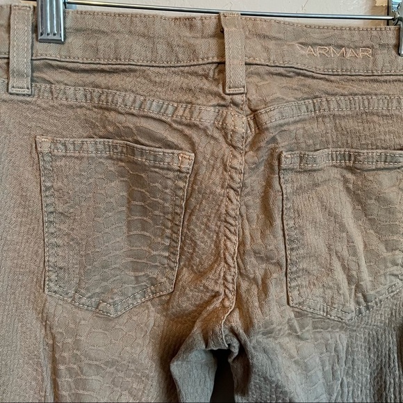 Carmar Reptile Snake Textured Skinny Jeggings - Picture 6 of 9